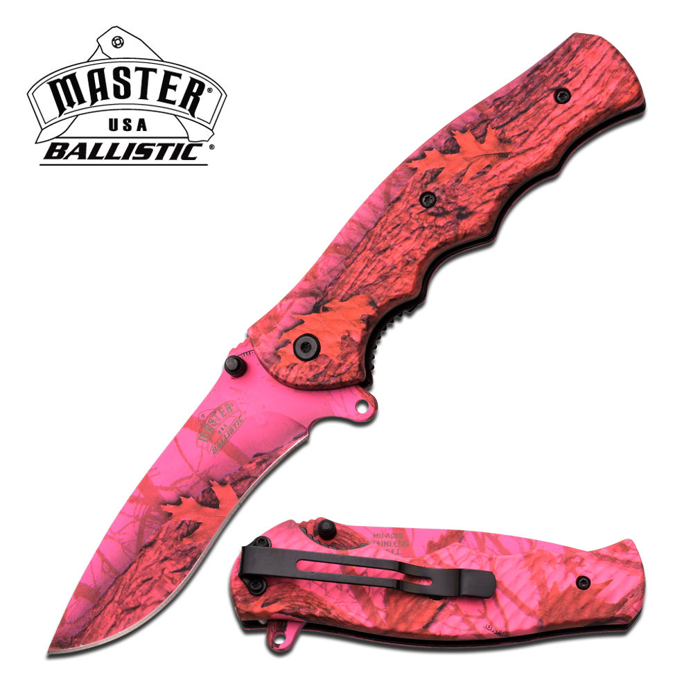 Folding KNIVES with Camo Nylon Fiber Handle