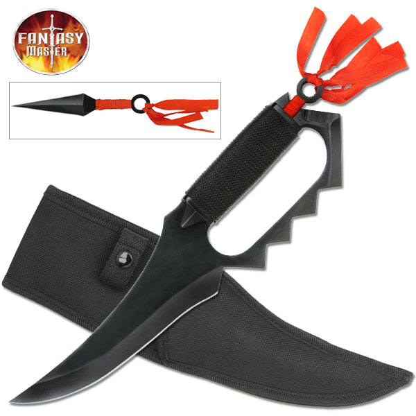 Fixed Blade KNIFE with Throwers