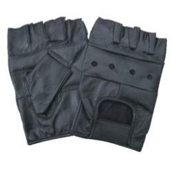 LEATHER Half GLOVES