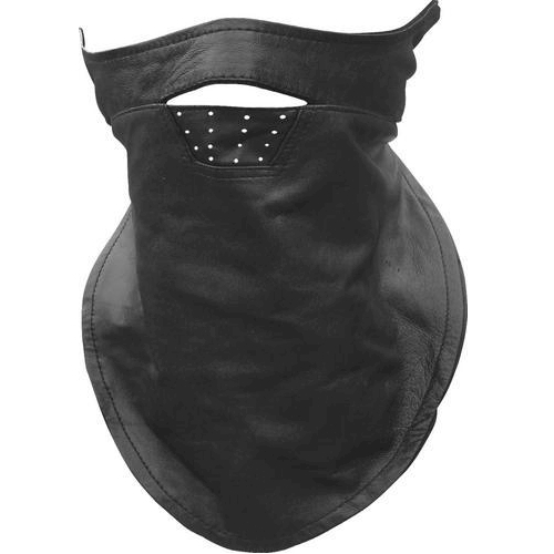 Motorcycle LEATHER Face Mask