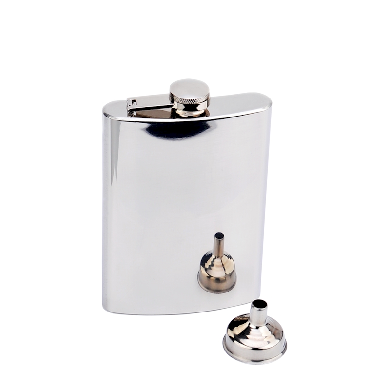 MIRROR Finish 8oz Hip Flask