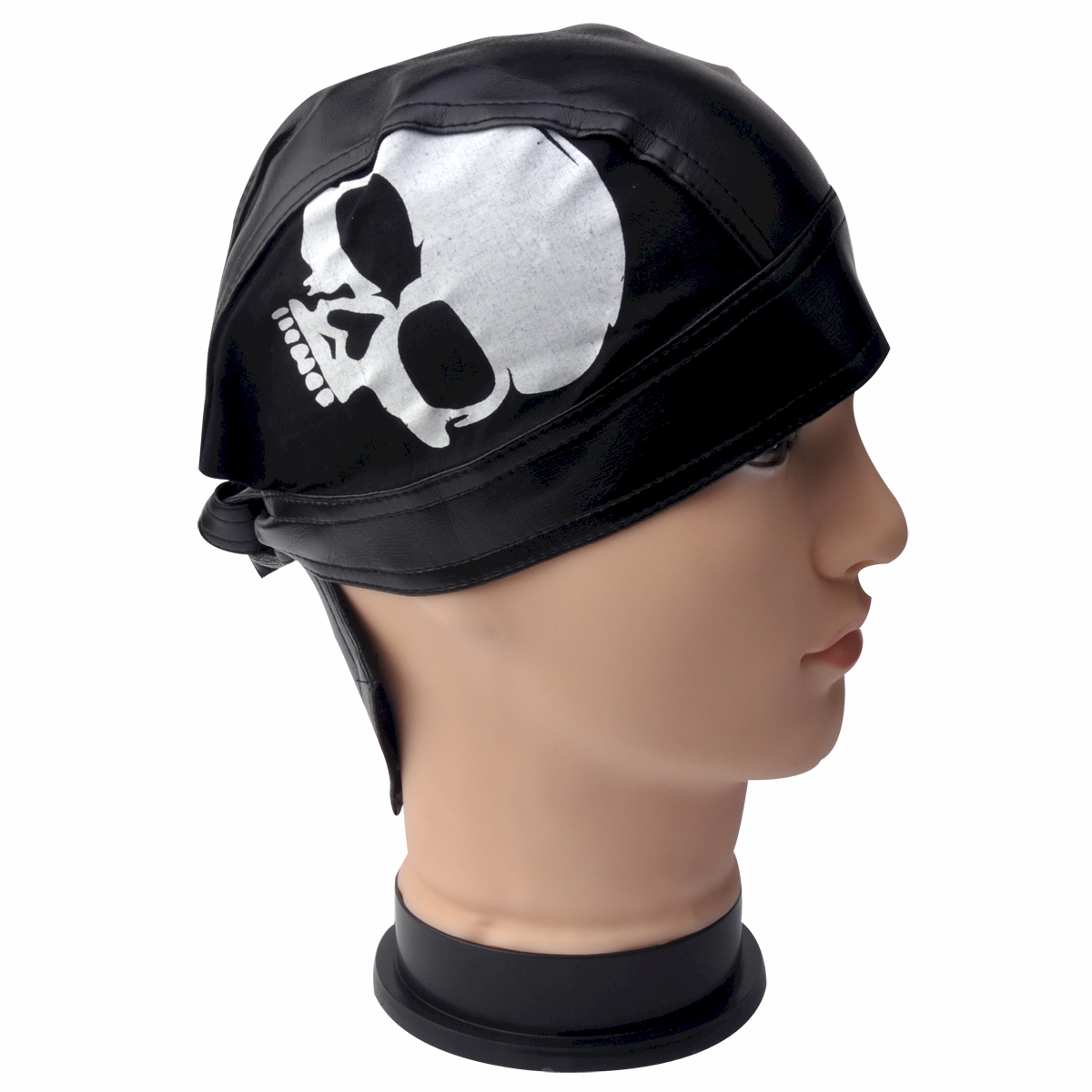 White SKULL Do Rag