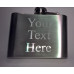 6 PK of 4oz Personalized Engraved Custom Hip Flask