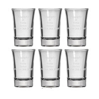 Shot Glasses - 6 pack - Personalized