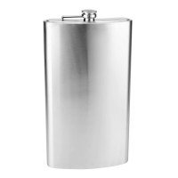 128oz Ultra Jumbo 1 Gallon Flask with Optional Laser Engraving 128oz Ultra Jumbo 1 Gallon Flask with Optional Laser Engraving