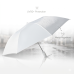 Compact Umbrella - Solid White - Great for Travel - Lightweight - 41" Canopy - 20.5" Long When Open - Push Button Auto Open - Polyester