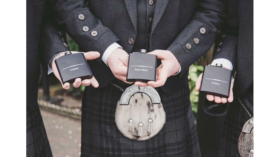 Gifting Hip Flasks To Your Groomsmen
