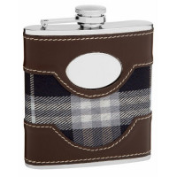 Hip Flask Holders with Faux Leather Accents Hip Flask Holders with Faux Leather Accents