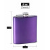 6oz Pearlized Painted Hip Flask, Assorted Colors