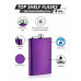 8oz Flask, Electric Purple