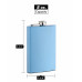 Baby Blue 8oz Hip Flask