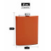 Burnt Orange 8oz Hip Flask