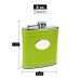 Lime Green Customized Flask