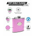 Pink 6oz Flask with Personalization