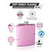 Top Shelf Flasks 6-Pack Personalized (Custom Engraved) 6oz Bridal Party Hip Flasks,  (Pink)