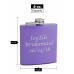 6 Oz. Hip Flask Holders for Bridesmaid