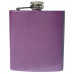 Hip Flask Holding 6 oz - Color Change Design - Pink or Purple - Pocket Size, Stainless Steel, Rustproof, Screw-On Cap