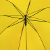 Rain Umbrella - Yellow - 48" Across - Rip-Resistant Polyester - Auto Open - Light Strong Metal Shaft and Ribs - Resin Handle