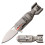 Tac-Force Spring Assisted Knife - Torpedo Art Knife in Gray Tac-Force Spring Assisted Knife - Torpedo Art Knife in Gray
