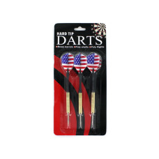 Hard Tip Darts with American Flag Design