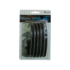 Black Hair Comb Set