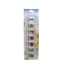 Large Spanish Language 7-Day Pill Box