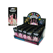 Numbered Birthday Candles Counter Top Display