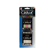 Multi-Color & White Chalk Set