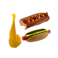 Meat Lovers Squeaking Dog Toy