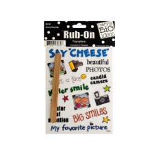 Photo Sayings Rub-On Transfers