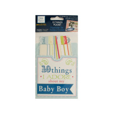 10 Things I Adore About My Baby Boy Journaling Pocket