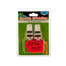 Sports Whistles with Lanyards