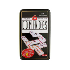 Double 6 Color Dot Dominoes Game Set