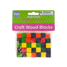 Colored Wooden Craft Blocks