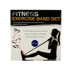 Fitness Exercise Band Set with Storage Bag