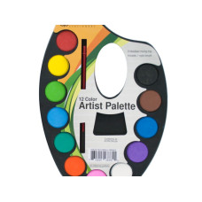 Watercolor Paint Artist Palette with Mixing Tray
