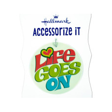 'Life Goes On' Gift Trim Tag