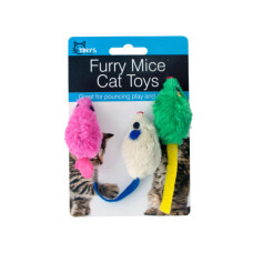 Furry Mice Cat Toys Set