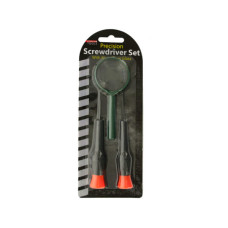 Precision Screwdriver Set with Magnifying Glass