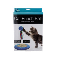 Cat Punch Ball Toy with Scratch Base