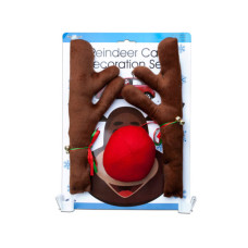 Reindeer Holiday Car Decoration Set