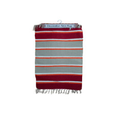 Multi Striped Cotton Woven Rug