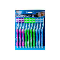 10 Pack Toothbrush Set