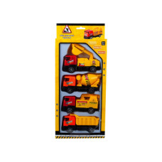 4 Pack Pull Back Construction Trucks