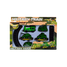 Battery Operated Military Train with Rails