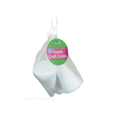 3 Pack Foam Craft Cones