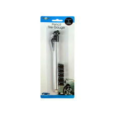 Pencil Tire Gauge with Valve Covers