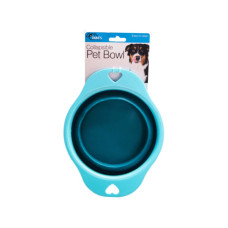 Collapsible Pet Bowl w/Heart