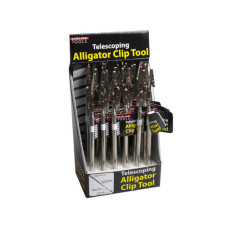 Extendable Alligator Clip with Telescoping Handle Countertop Display