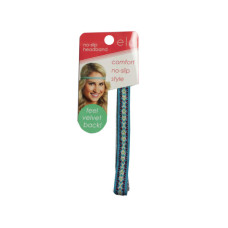 1/2 Inch Non-Slip Velvet Headband in Assorted Colors